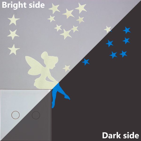 wholesale luminous fairy switch sticker glow in the dark stars home