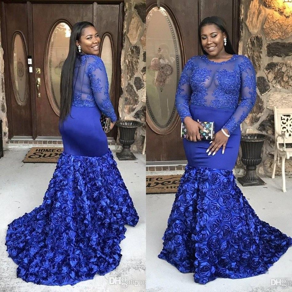 royal blue prom dresses 2018