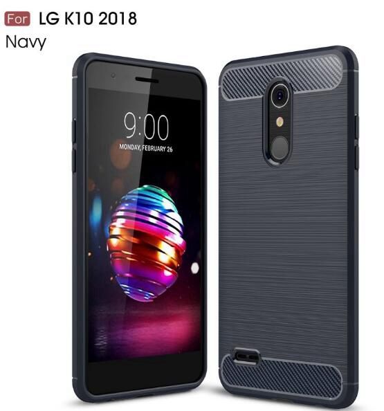 rush CarbonFiber Soft TPU Case For LG K10