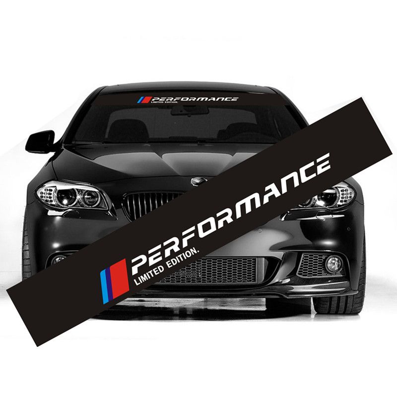 2021 New M Performance Car Windscreen Windshield Sticker For BMW E30 E36 E60 E46 E90 E71 E87 F30