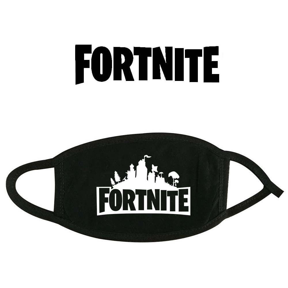 acheter dhl fortnite cosplay bouche masques accessoire de jeu chaud hiver adolescent coton noir anti poussiere fortnite masques de bande dessinee - bal les masques fortnite