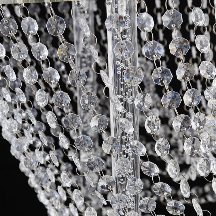 33feetclear Acrylic Crystal Octagonal Bead Curtain Garland Strands 33feetclear Acrylic Crystal Octagonal Bead Curtain Garland Strands Diy Craft Hanging Ornament For Wedding Party Supplies Kids Table Decorations