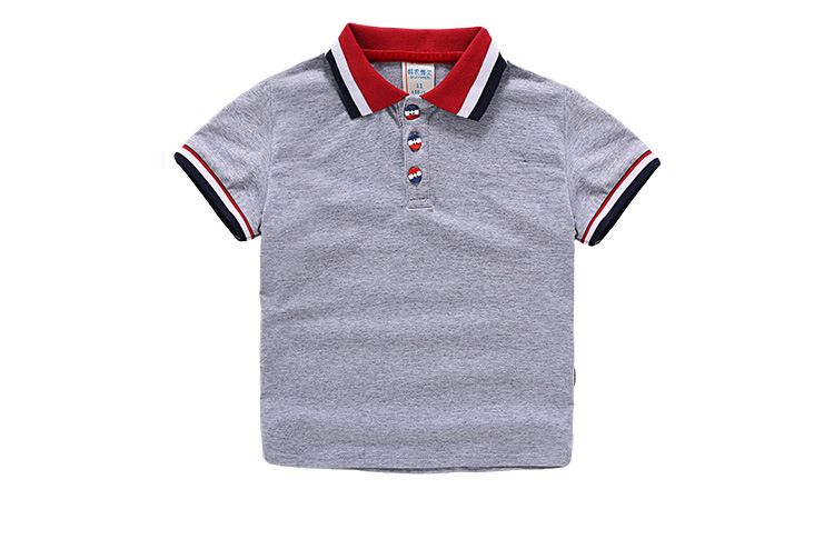 Acheter Haute Qualite Enfants Garcons Polo Bebe Garcon Fille Vetements Dete A Manches Courtes En Coton Solide Tshirt De 14 19 Du Hohobaby Fr Dhgate Com