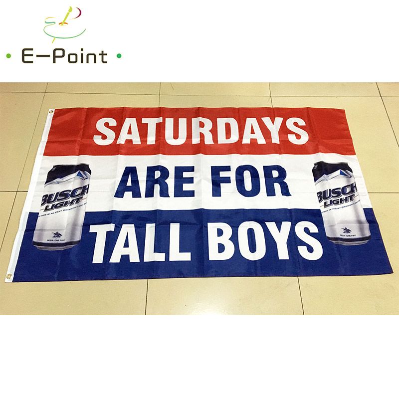 2020 Busch Light Bud Beer Flag Saturdays Are For Tall Boys 3 5ft