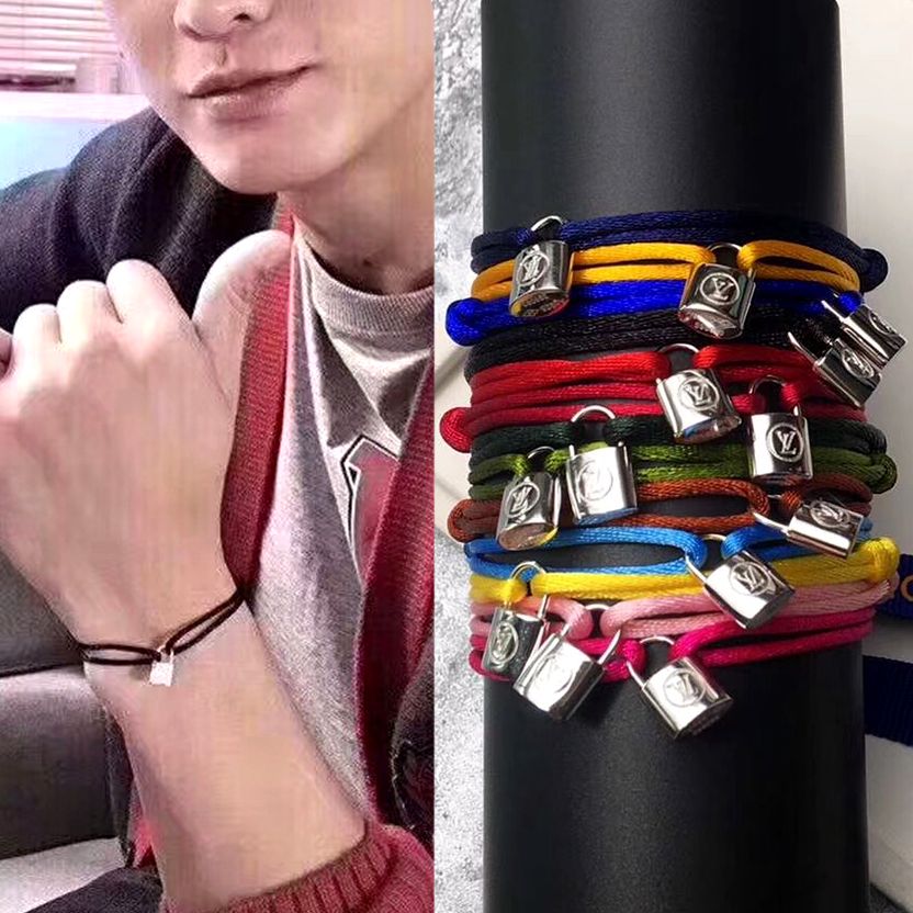 316L Stainless Steel LOCK String Bracelet LOCKING HEAD Hand Strap Couple Bracelets for Women And