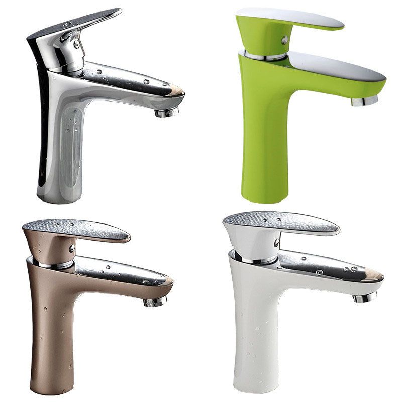 New Arrive Color Spray Painting Bathroom Faucet Basin Sink Mixer Tap New Arrive Color Spray Painting Bathroom Faucet Basin Sink Mixer Tap Brass Made Cold And Hot Water Faucets