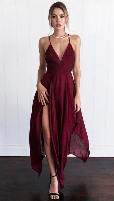 Simple Hi Lo Formal Dresses