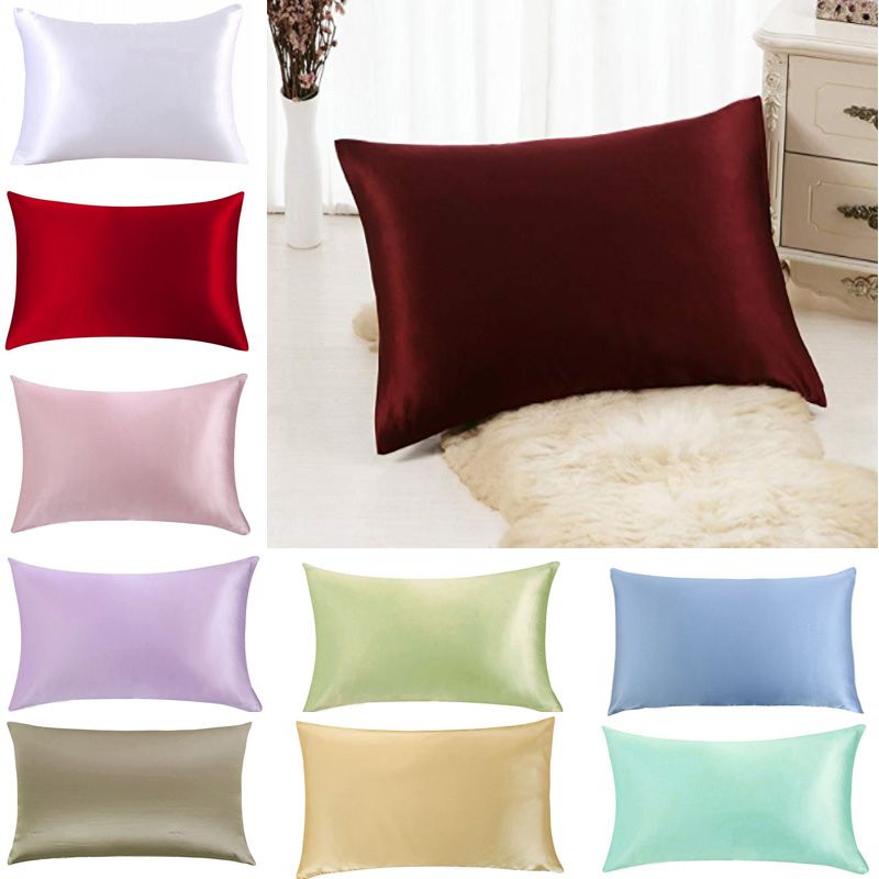 Luxury Silk Pillow Case Cover Envelope Decorative Throw Cover Home Custom Luxury Decorative Bed Pillows Luxury Silk Pillow Case Cover Envelope Decorative Throw Cover Home Custom Luxury Decorative Bed Pillows