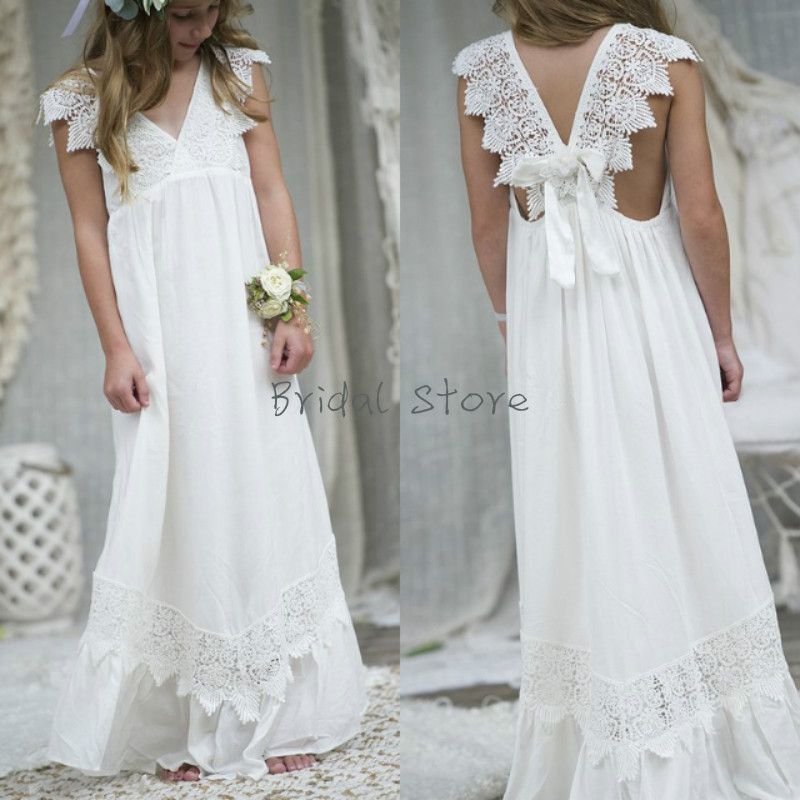 Country Wedding Flower Girl Dresses