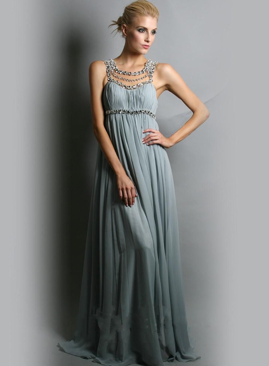 Acheter 2019 Jennifer Lopez Mousseline De Soie Plage Robes De Demoiselle Dhonneur Scoop Empire Longueur Robe De Soirée De Maternité Plus La Taille