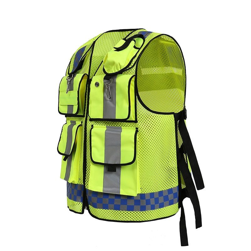 EN471 High Visibility Reflective Safety Vests Police Traffic Motorcycle