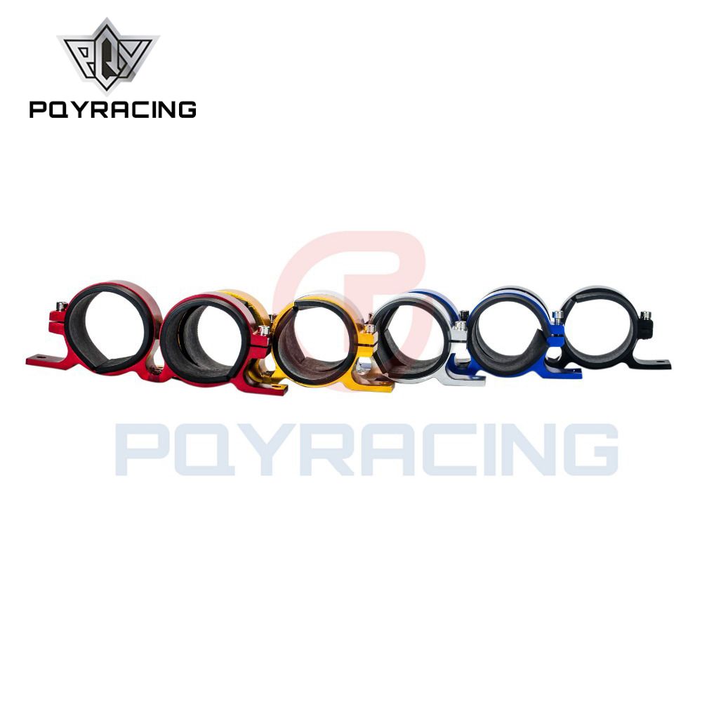 DUAL BLUE Fuel Pump Mounting Bracket Twin Filter Clamp Cradle BOSCH 044 60mm