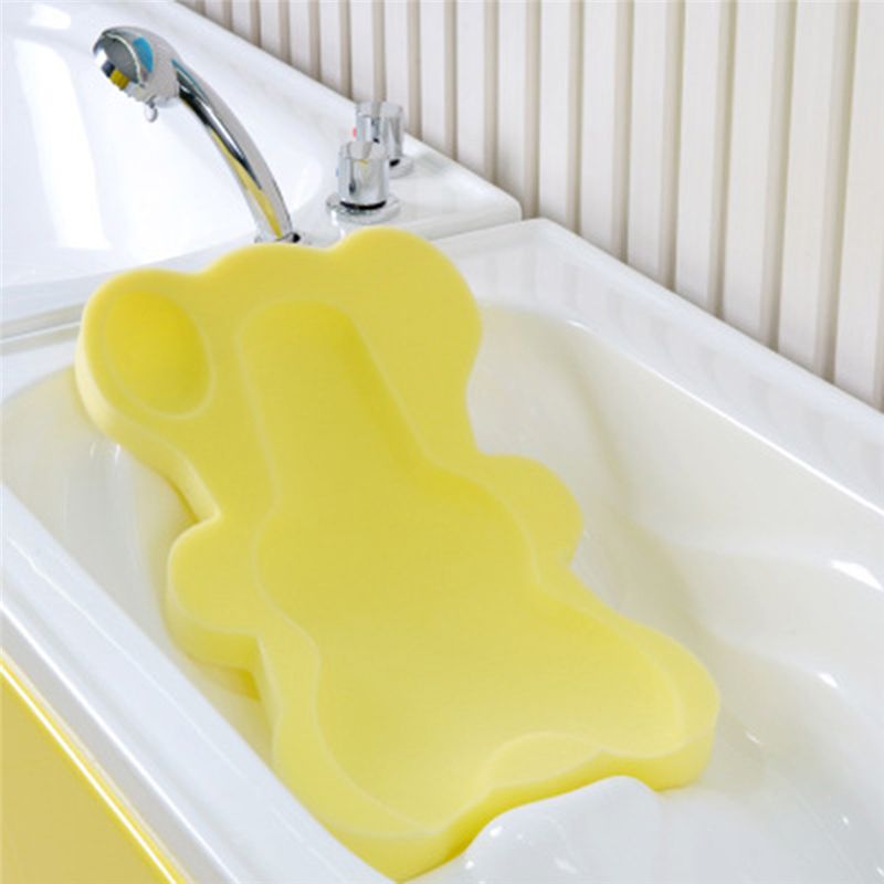 Baby Infant Soft Bath Sponge Seat Cute Anti Slip Foam Pad Mat Support Safety Kids Cushion Bathroom Products