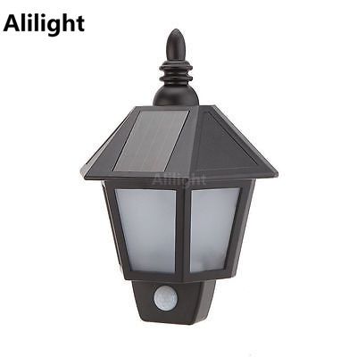 2019 Led Solar Power Motion Sensor Path Wall Light Outdoor Lighting See Larger Image