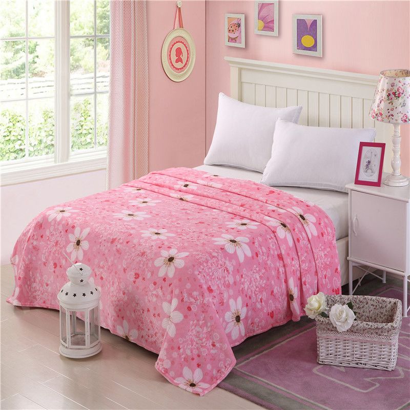 Pink White Flowers Wool Blankets Fashion Princess Fl Twin Full Pink White Flowers Wool Blankets Fashion Princess Fl Twin Full Queen King Size Fleece Throw Blanket For Beds Bedspread Mt270 Royal Blue And