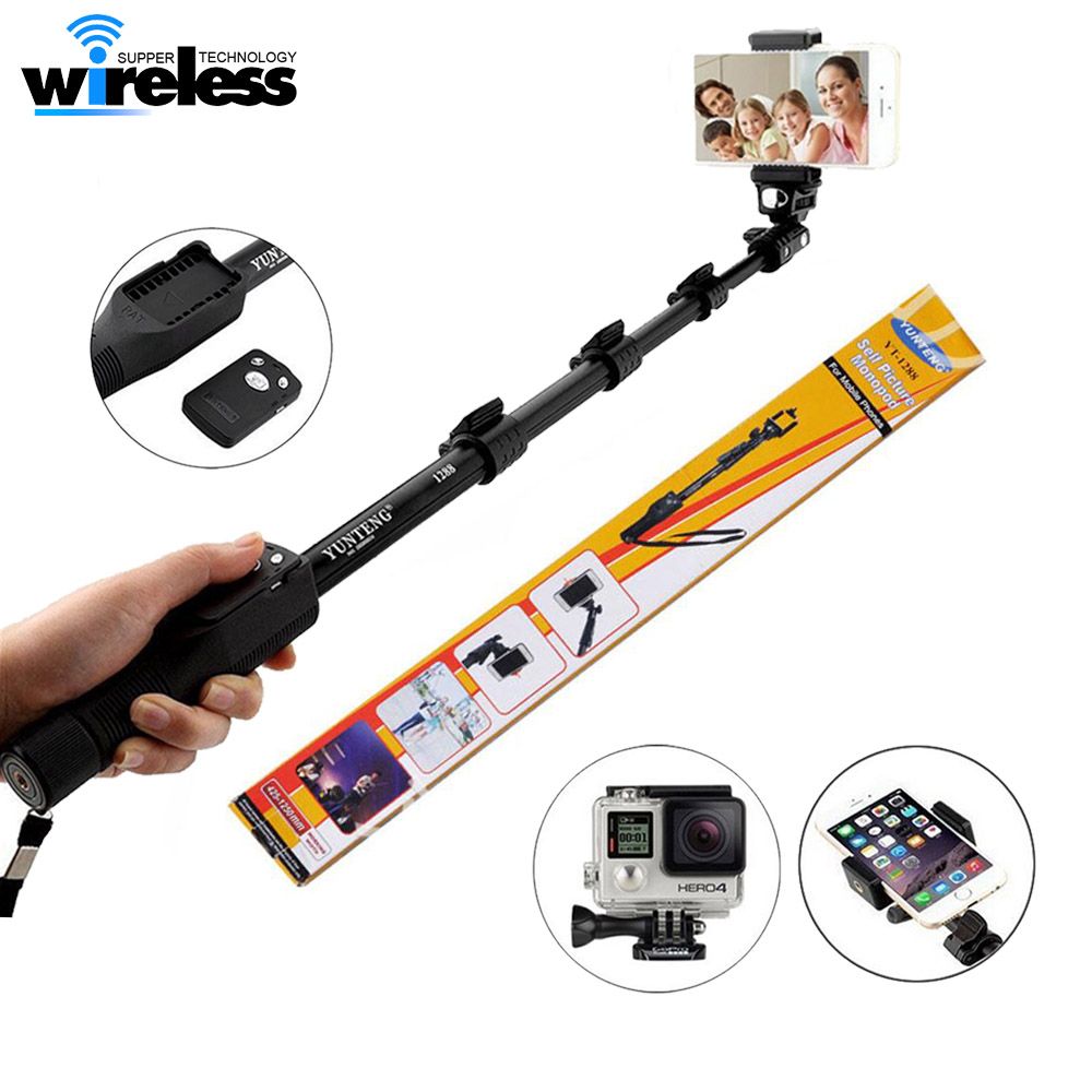 2019 Quality Goods Yunteng 1288 Bluetooth Wireless Extendable Handheld Selfie Stick Monopod With Zoom For IPhone Samsung Selfie Sticks From Superwireless, ...