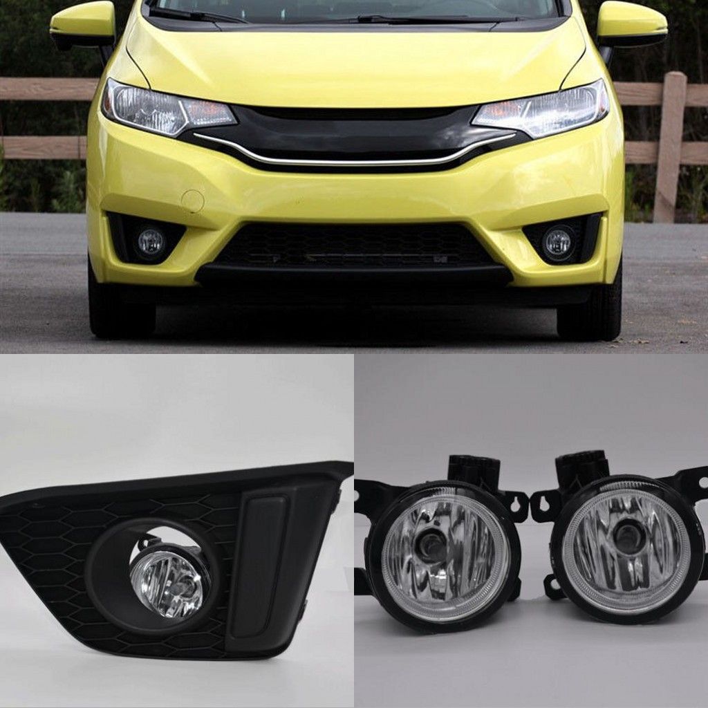 Car Fog Light Lamp For Honda Jazz Fit 2014 2017 Clear Halogen Bulb H8