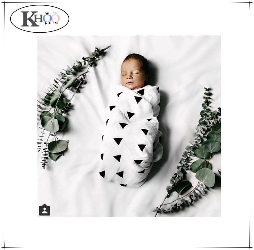 Baby Swaddling Blanket 100/% Cotton Muslin Newborn Infant Bath Towel 120*120cm