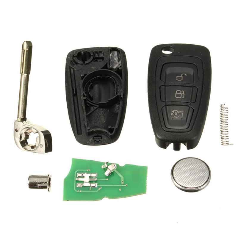 2021 3 Buttons Car Flip Remote Key Fob With Chip 4D60 For
