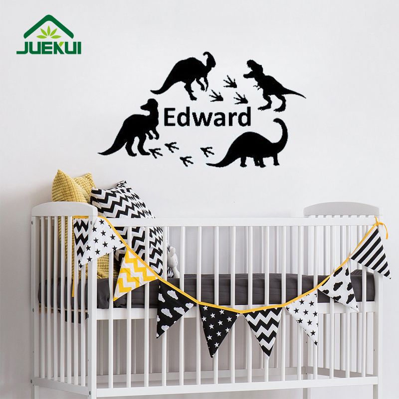 dinosaur removable wall stickers for nursery kids room boys home