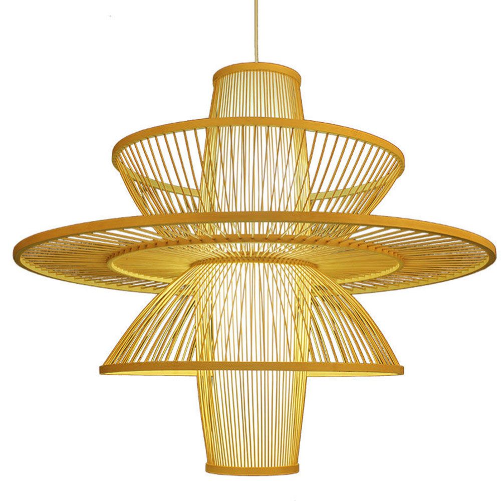 Modern Bamboo Pendant Light 100 Handmade Suspension Ceiling Lamp Modern Bamboo Pendant Light 100 Handmade Suspension Ceiling Lamp Fixture New For Living Room Kitchen Bedroom B055 Lighting Hanging Lamps From