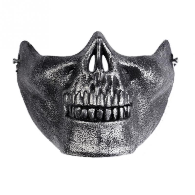 1pcs Skull Skeleton Masks Gift Horror Army Fans Stage Props Airsoft Paintball Half Face Protective Mask For
