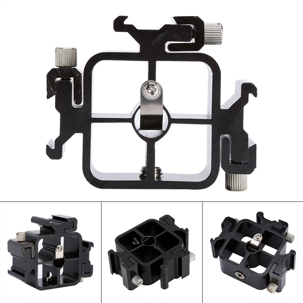 2021 Swivel Triple Head Hot Shoe Mount Adapter Umbrella Bracket Holder