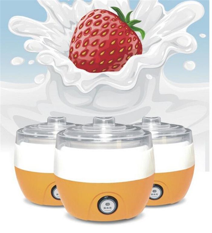 Electric Multifunction Yogurt Machine Stainless Steel Liner Mini Automatic Yogurt Maker 1L