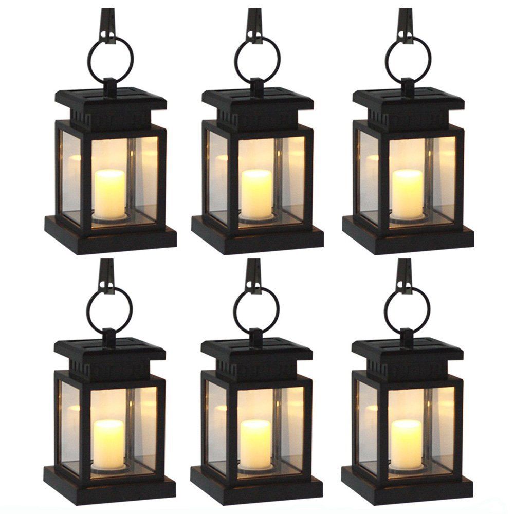 2018 6 Pack Solar Power Led Hang Light Outdoor Lantern Candle 2018 6 Pack Solar Power Led Hang Light Outdoor Lantern Candle Effect Night For Garden Patio Deck Yard Fence Driveway Lawn From Sebastiani