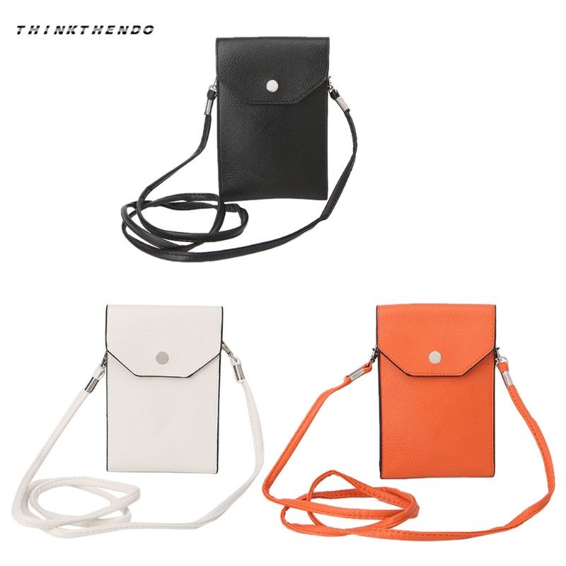Cross-body Mobile Phone Shoulder Bag Pouch Case Belt Handbag Purse Wallet UK