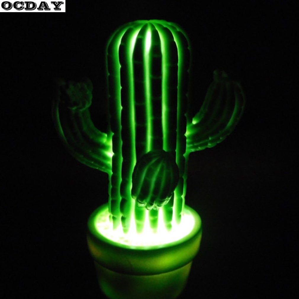 2018 Ocday Led Cactus Shape Night Light Eva Glowing Toys Baby Sleep 2018 Ocday Led Cactus Shape Night Light Eva Glowing Toys Baby Sleep Timing Lamp Child Flashing Gifts Hot From Fragranter