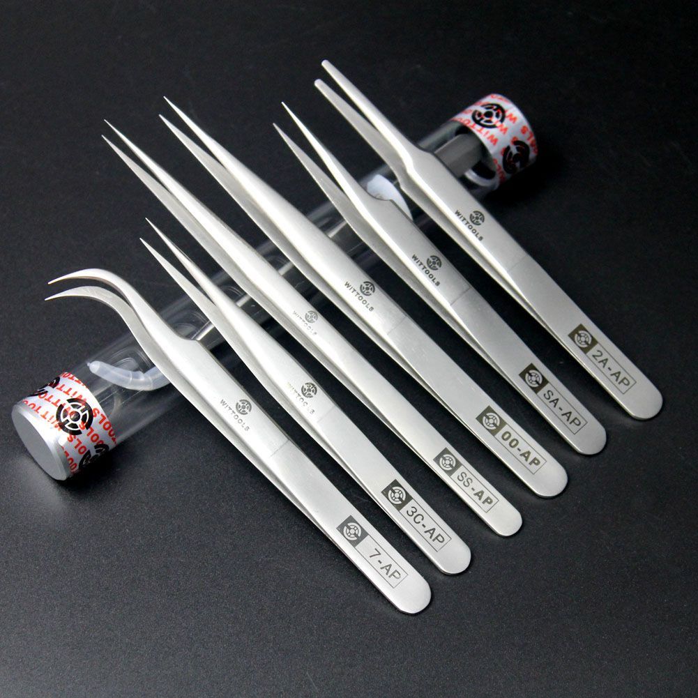 2020 WITTOOLS AP Series Industrial Tweezers Set Precision Tools For