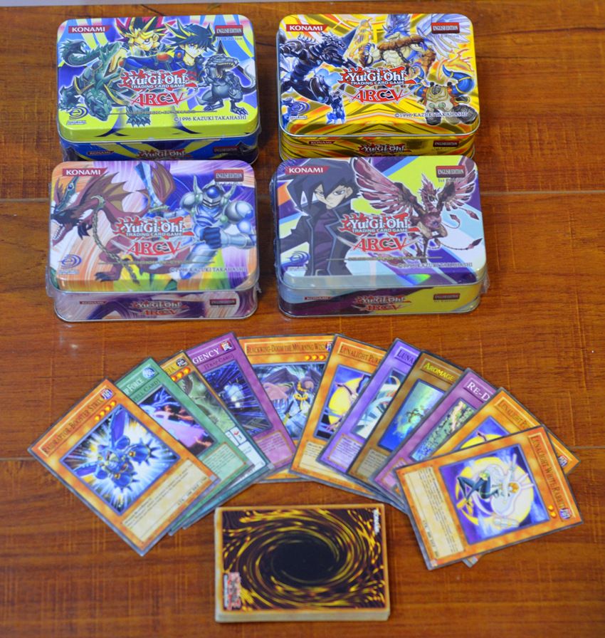 41 stksmet doos yugioh spel papier kaarten speelgoed meisje jongen