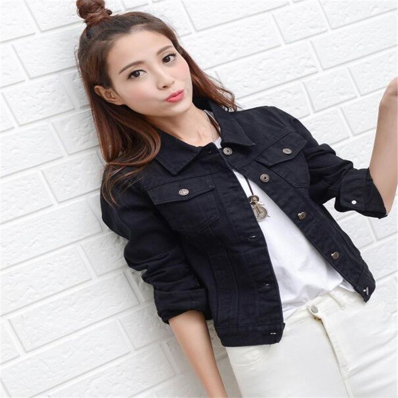 casaco jeans curto