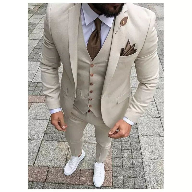 coat design pant 2018 Suit Tuxedo Pant Prom Beige Latest Coat Designs 2018 Men