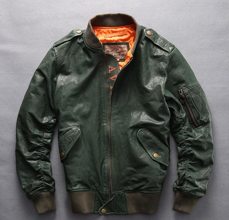 Acquistare M 6XL AVIREX Bomber Giacche Da Volo Giacca Di Pelle Di Montone  Allaperto Giacca Da Baseball In Vera Pelle Economico | Consegna Veloce E  Qualità | DHgate Italy