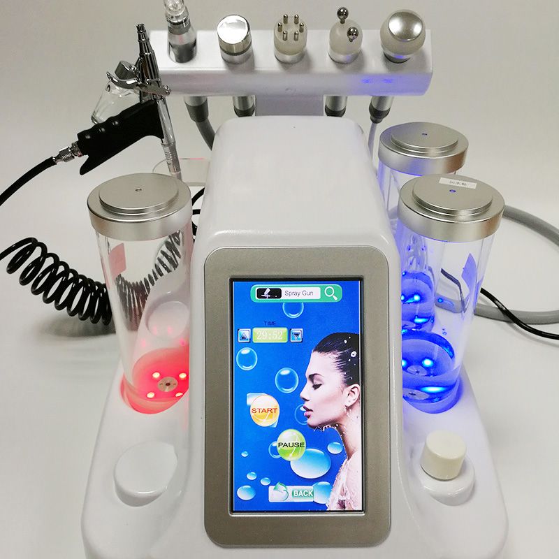 6in1 SPA BIO Lifting RF Facial Machines Skin Therapy Hydra Dermabrasion