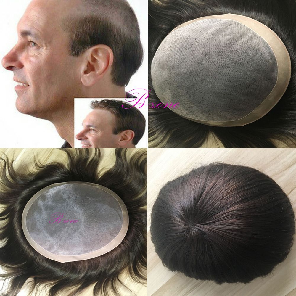 2020 Mono Top Hair Piece With Npu Most Durable Toupee Indian