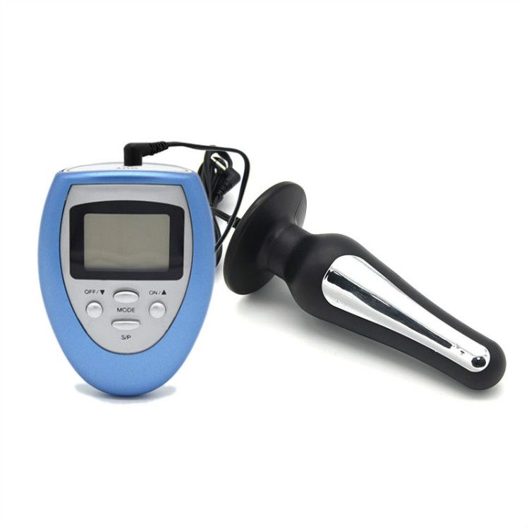 Male Prostate Massager Electro Therapy Electric Shock Anal Plug
