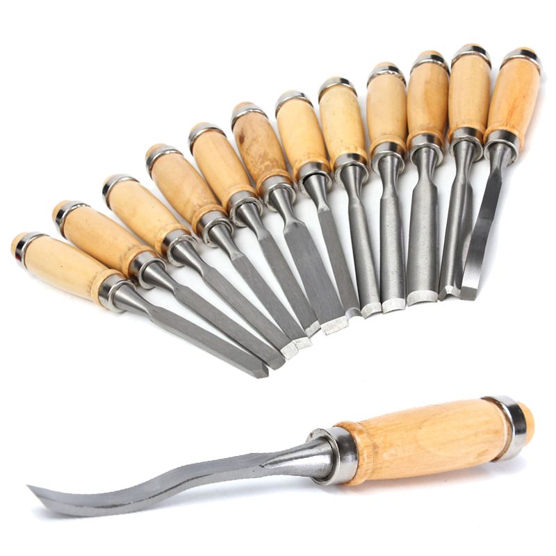 2019 New Hand Tool Set Professional Wood Carving Chisel Tool Alloy