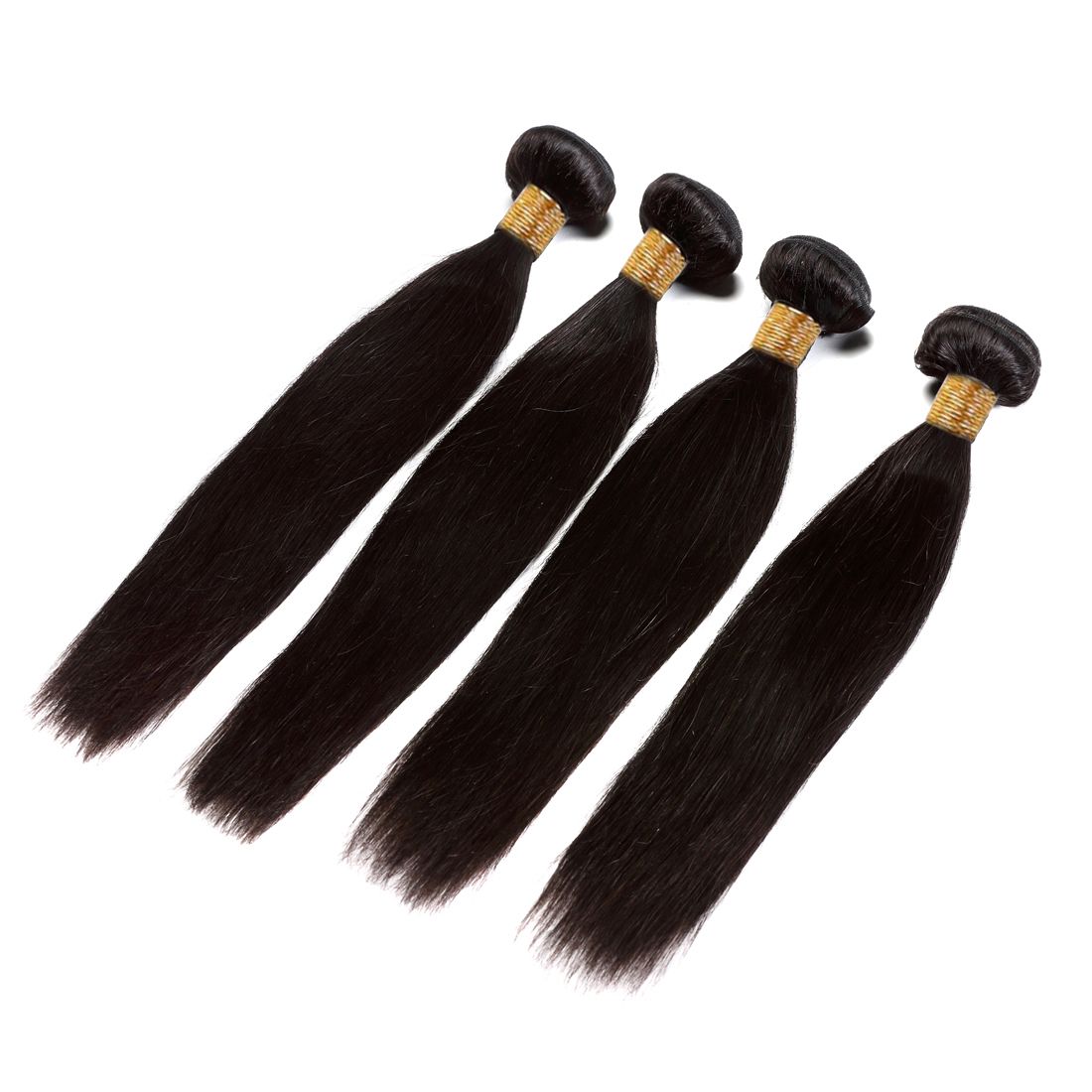 Peruvian Straight Remy Human Hair Clip Extensions Natural Color