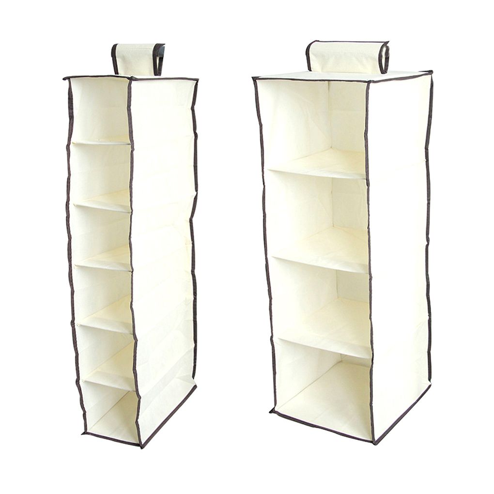 Wardrobe Hanging Storage Bag Clothes Hangers Holder Portable Organizer Hang Closet