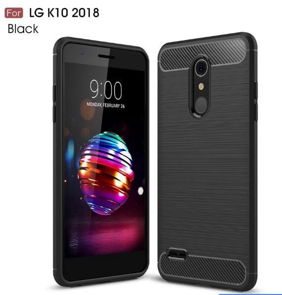 rush CarbonFiber Soft TPU Case For LG K10