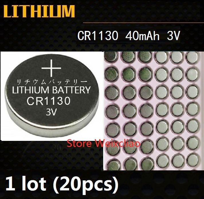 1 Cr1130 3v Lithium Li Ion Button Cell Battery Cr 1130 3 Volt Li Ion Coin Batteries Tray Package Battery Conditioner Battery Fans From Weixcliao1 14 38 Dhgate Com