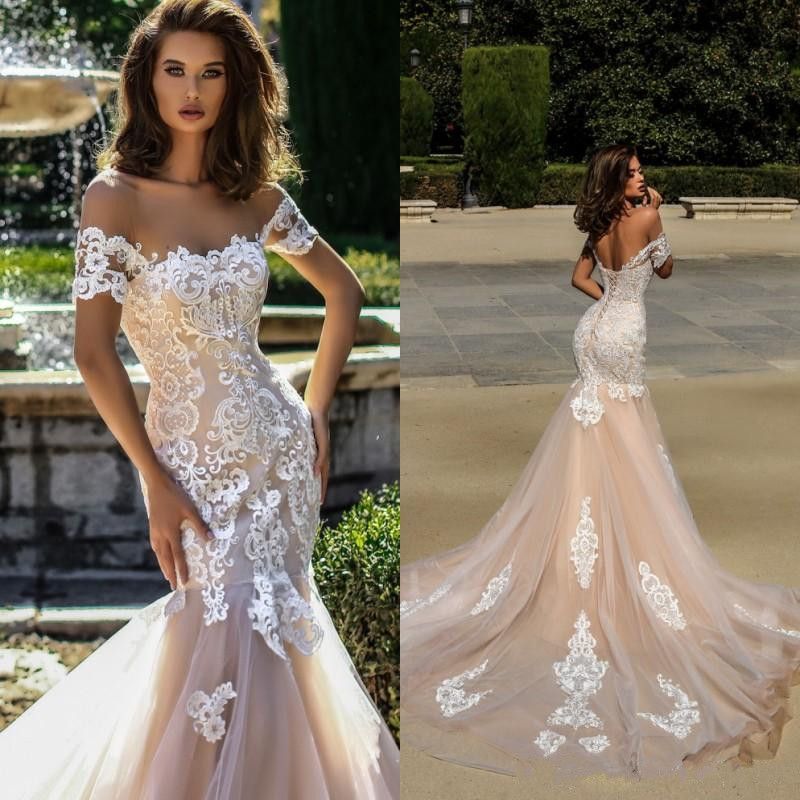 Lace White Wedding Dress