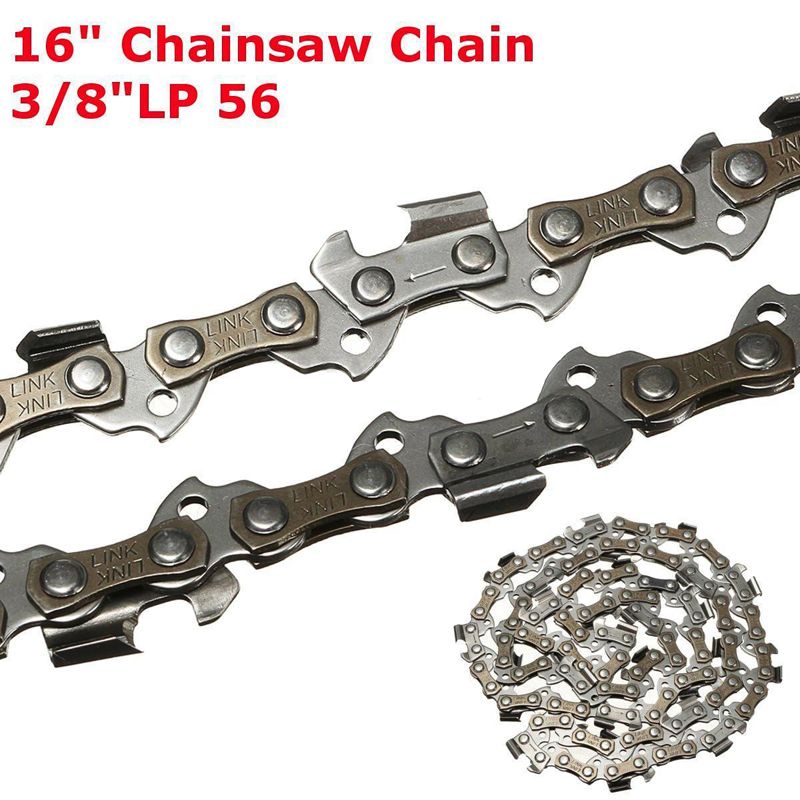 16 Inch Chainsaw Saw Chain Blade For 3 8 Inch Lp 050 56dl Shape Blade Saw Chain For Wood Cutting Chainsaw Parts