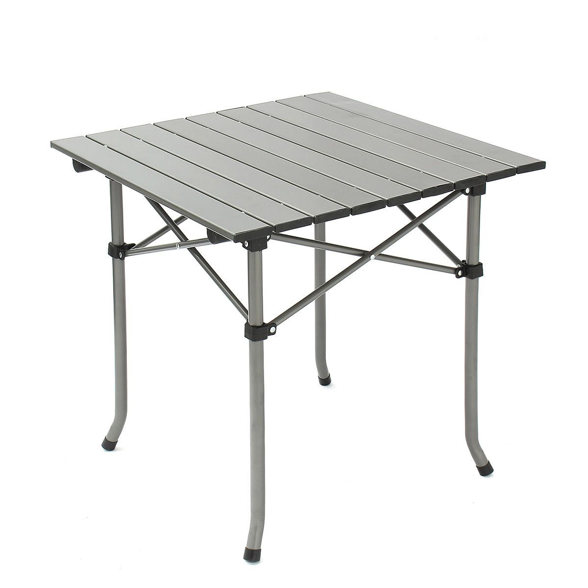 Aluminum Frame And Mdf Tabletop Metal Folding Table Chairs For Aluminum Frame And Mdf Tabletop Metal Folding Table Chairs For Camping Picnic Bbq Prep With Chair Stools Set 175 0 Piece On