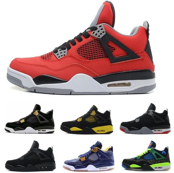 2020 Wholesale 4 White Cement Bred Fire Red IV 4s Mens Women Basketball Shoes Sneakers Sports 