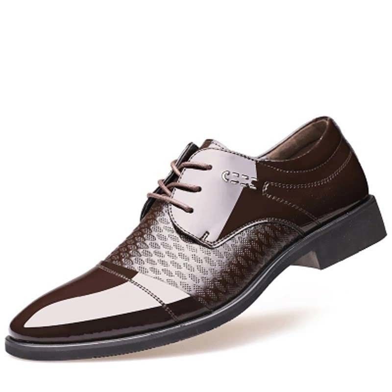 2018 New Arrival Retro Men Oxfords Shoes Shiny Patent Leather ... 2018 New Arrival Retro Men Oxfords Shoes Shiny Patent Leather Pointed Toe Dress Shoes Mens Wedding Calcados Black Burgundy 321 Casual Shoes Casual Shoes For ...