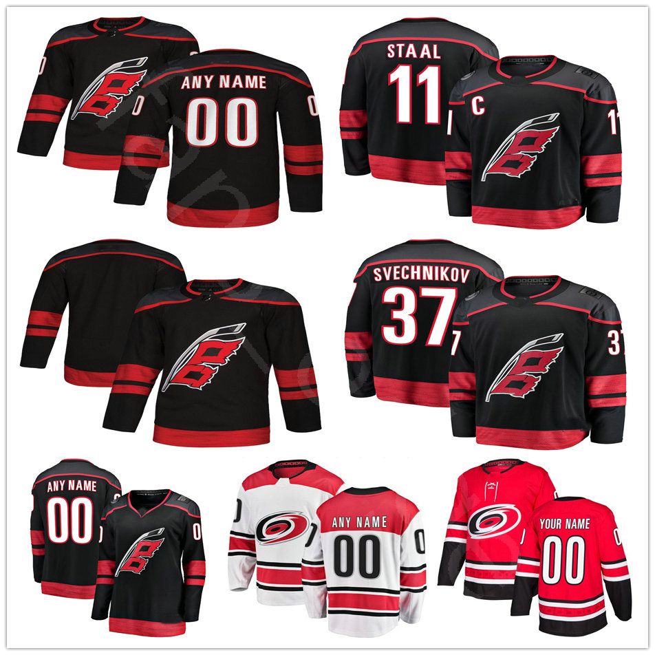 2019 2018 New Alternate Black Carolina Hurricanes Hockey 11 Staal 20